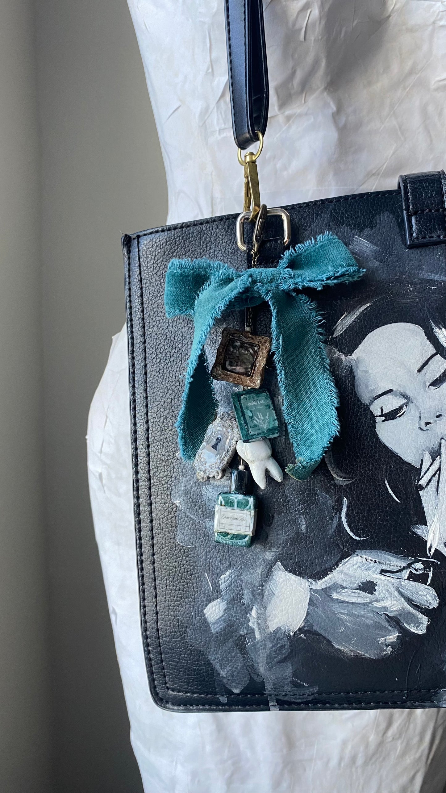 Velvet Blue | Handmade Bag Charm