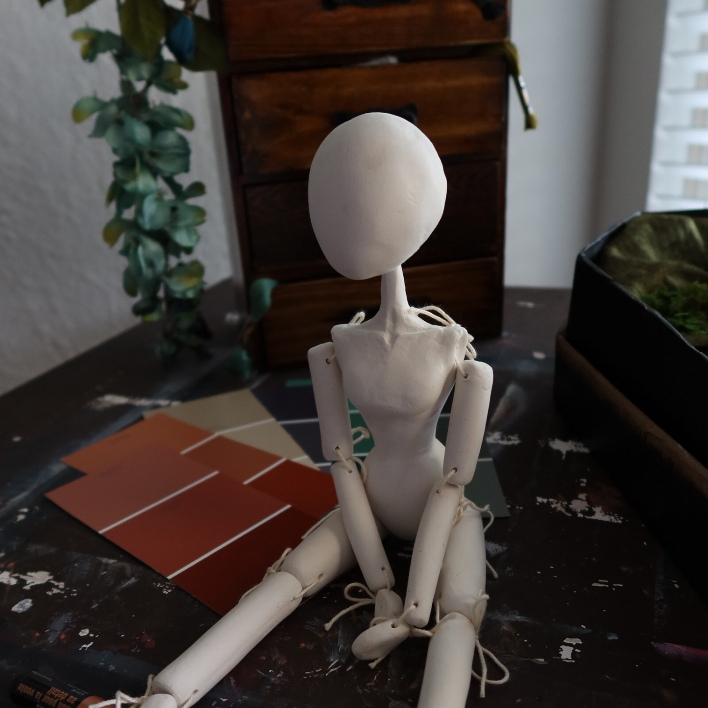 DIY "Misfit" Doll | Paint Your Own Doll | Handmade Collectible Doll | Personalized Art Doll