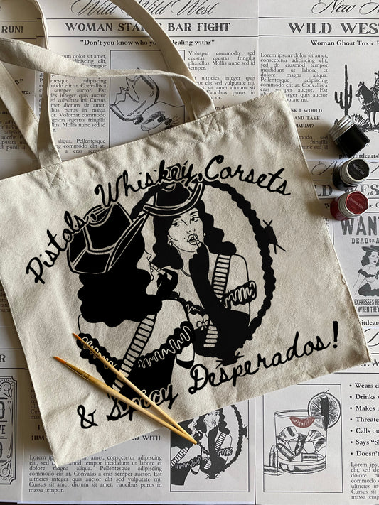 Tote Bag Paint Kit | Spicy Desperados | Tote Bag