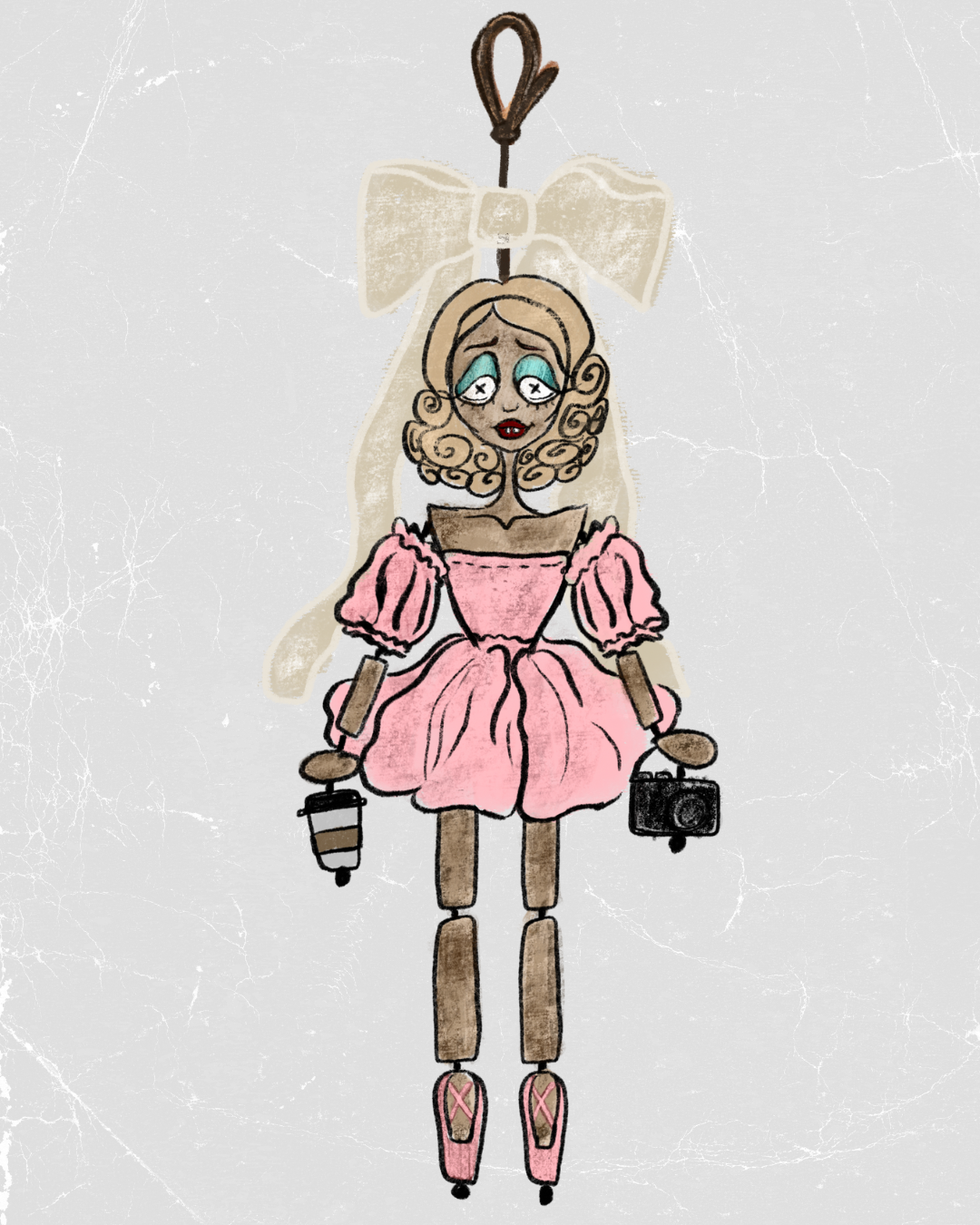 Custom Misfit Doll Keychain | Handmade Bag Charm