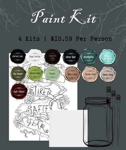 Party of 4 | Paint Party Package | Host A Paint Party At Home!