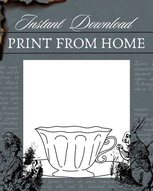 SIMPLE Tea cup TRACE | FREE | Instant Download | Coloring Page